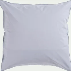 Housse de couette enfant bicolore 140x200cm et 1 taie d'oreiller 63x63cm - bleu