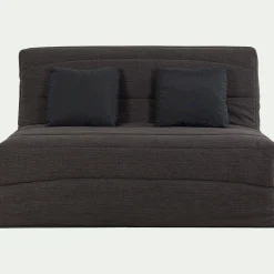 Housse pour canapé BZ et 2 housses de coussin 160x200cm - gris anthracite