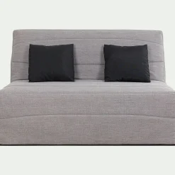 Housse pour canapé BZ et 2 housses de coussin 160x200cm - gris borie