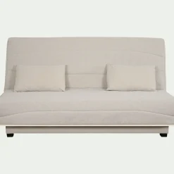 Housse pour clic-clac et 2 housses de coussin 130x190 cm - beige