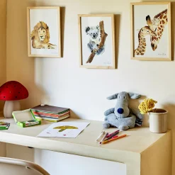 Image aquarelle encadrée Koala - A4