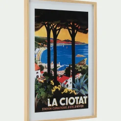 Image encadrée de La Ciotat 53x73cm