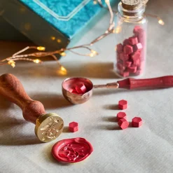 Kit pour sceau de cire rouge - rouge