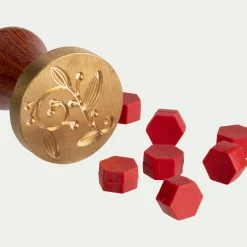 Kit pour sceau de cire rouge - rouge