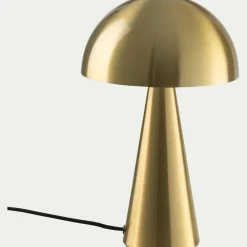 Lampe à poser électrifiée en acier H32cm - doré