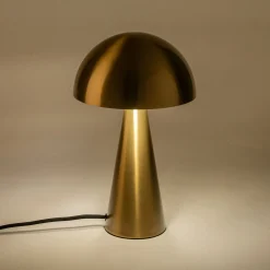Lampe à poser électrifiée en acier H32cm - doré