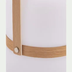 Lampe à poser pour l'extérieur H36xD18cm - blanc