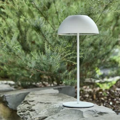 Lampe de table à poser nomade H28cm - blanc