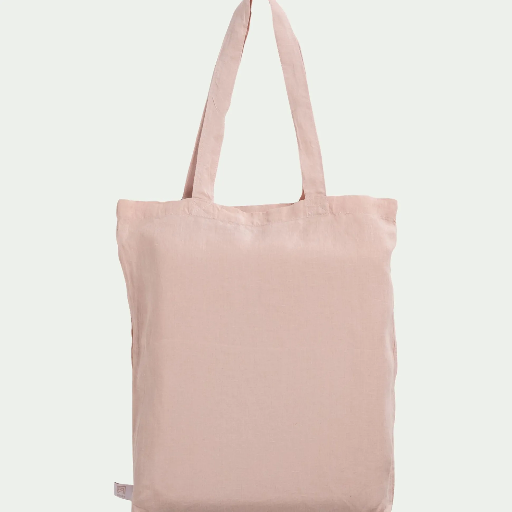 Linge de lit uni en lin lavé - rose rosa