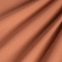 Linge de lit uni en percale de coton - brun rustrel