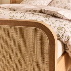 Lit 2 places en rotin 140x200cm - naturel