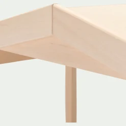 Lit cabane 1 place en bois 90x200 cm - blanc