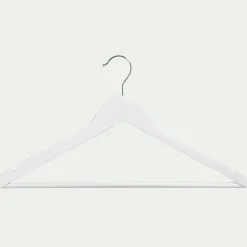 Lot de 5 cintres en bois - gris