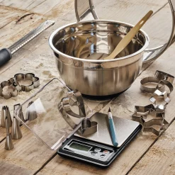 Lot de 5 douilles en inox avec goupillon - argenté