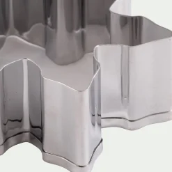 Lot de 3 emporte-pièces Noël assortis en inox - gris métallisé