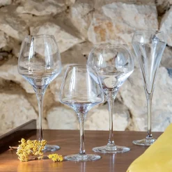 Lot de 6 flûtes à champagne en cristallin 20cl - transparent