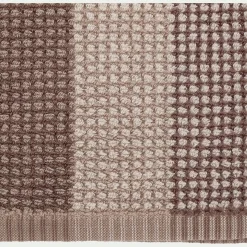 Lot de 2 gants de toilette bouclette jacquard en coton - beige alpilles