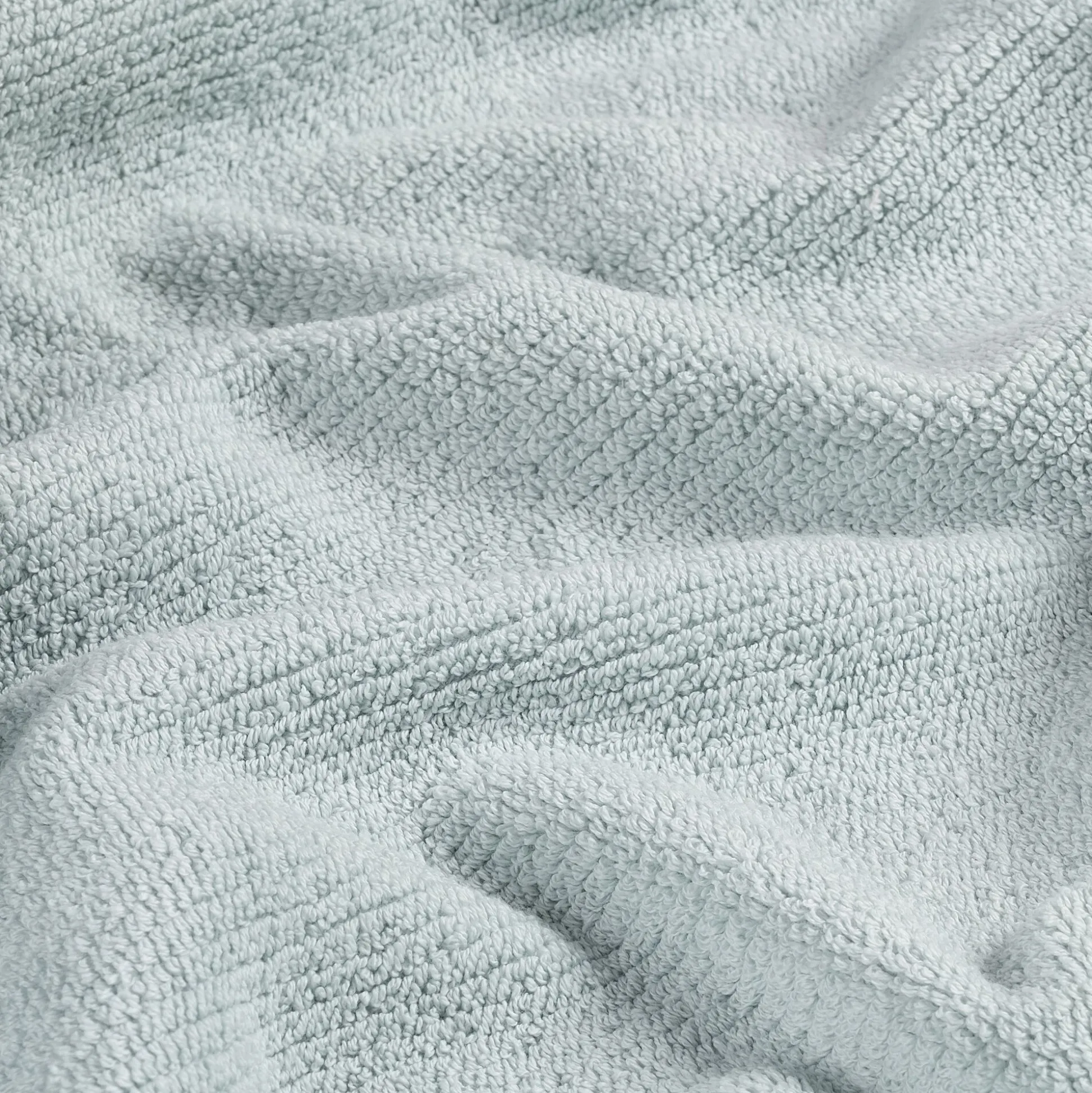 Lot de 2 gants de toilette en coton bio - bleu 16x21cm