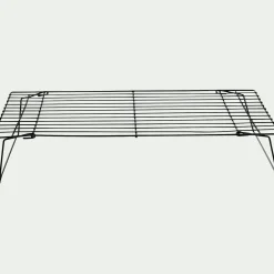 Lot de 3 grilles de refroidissement en inox 24x40cm - noir