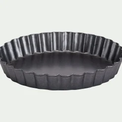 Lot de 6 moules à tartelettes en acier - gris anthracite
