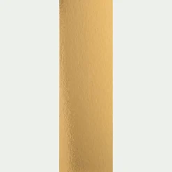 Lot de 5 semelles à bûches en carton 10x34cm - doré