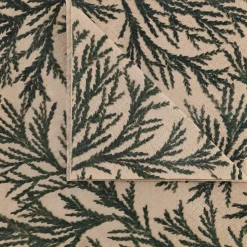 Lot de 20 serviettes en papier motif cyprès 33x33cm - beige alpilles