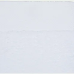 Lot de 2 serviettes invité en coton peigné - blanc optique 30x50cm