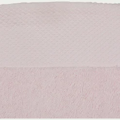 Lot de 2 serviettes invité en coton peigné - rose simo 30x50cm
