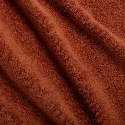 Lot de 2 serviettes invité en coton 30x50cm - brun rustrel