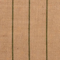 Lot de 4 sets de table à rayures en jute 30x45cm - vert