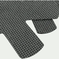 Lot de 2 séparateurs de poêle D27cm et D34cm - gris