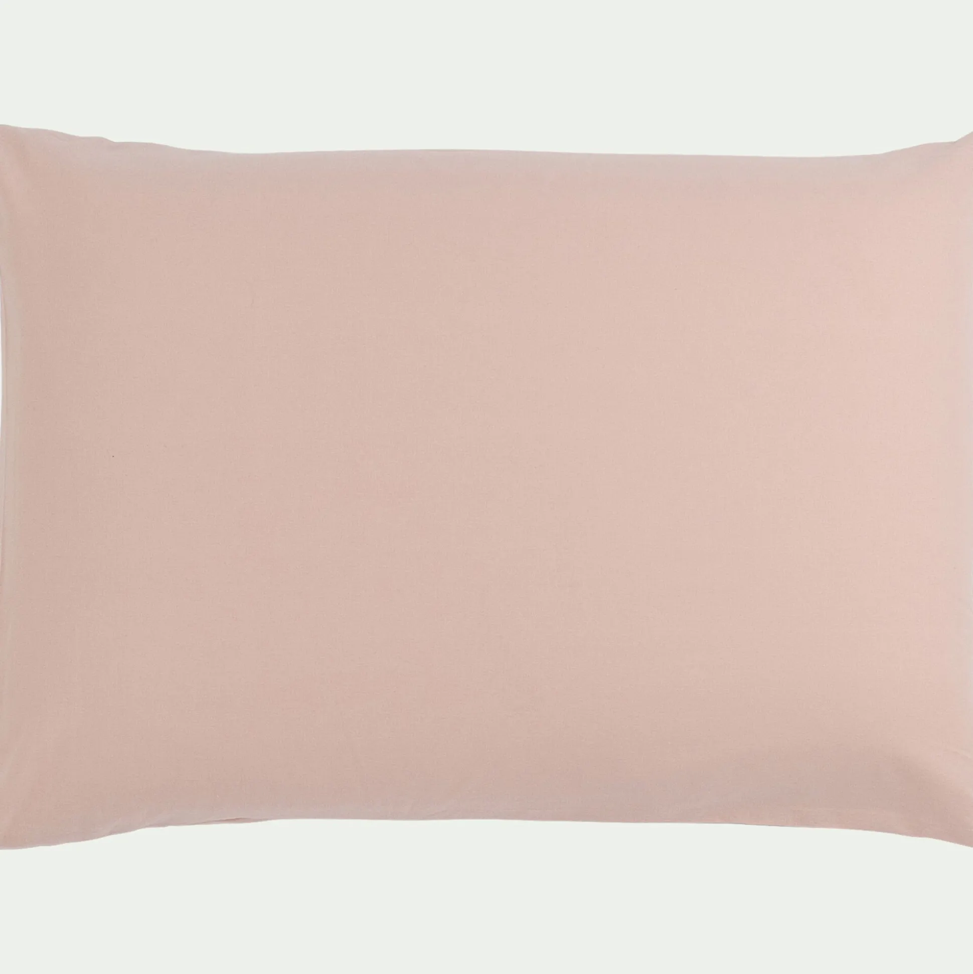Lot de 2 taies d'oreiller en coton - rose rosa 50x70cm