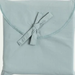Lot de 2 taies d'oreiller en percale de coton - bleu calaluna 50x70cm
