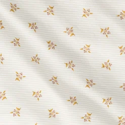 Lot de 2 taies d'oreiller en lin et coton 50x70cm avec motif argan - jaune