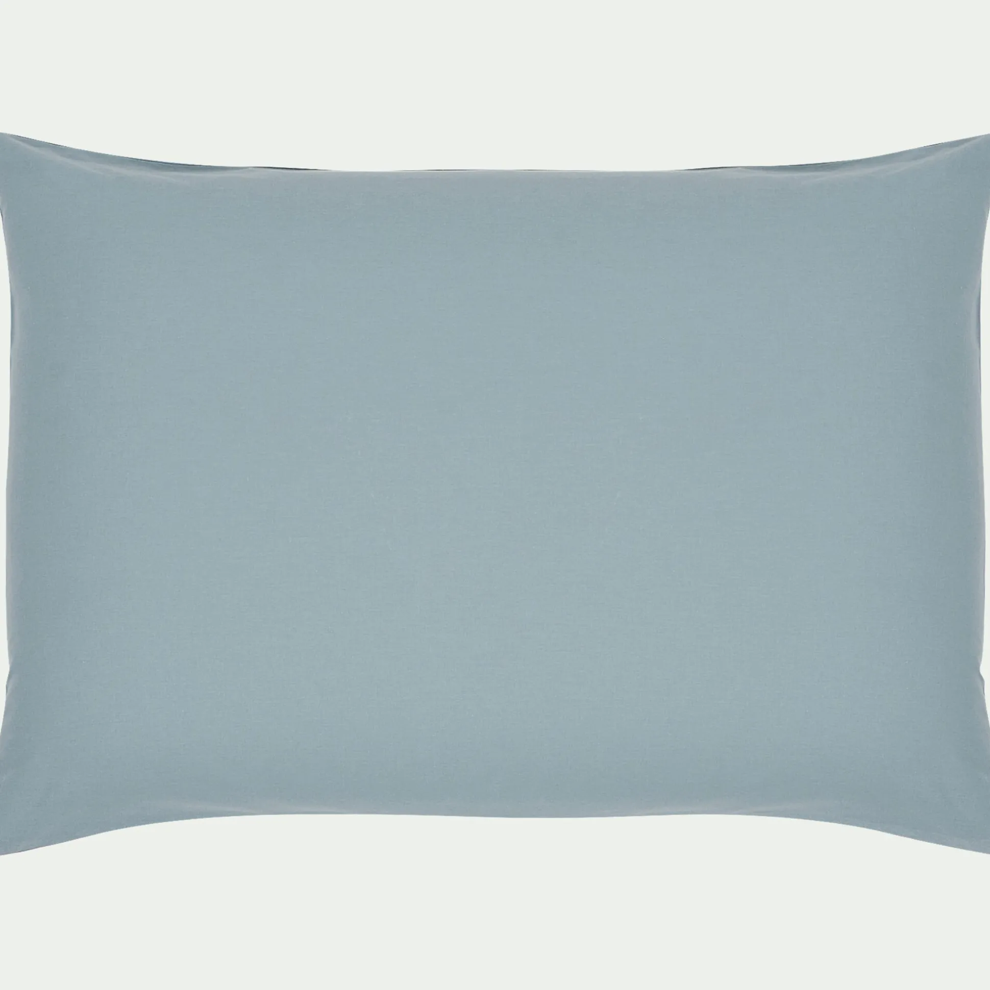 Lot de 2 taies d'oreiller en coton - bleu calaluna 50x70cm