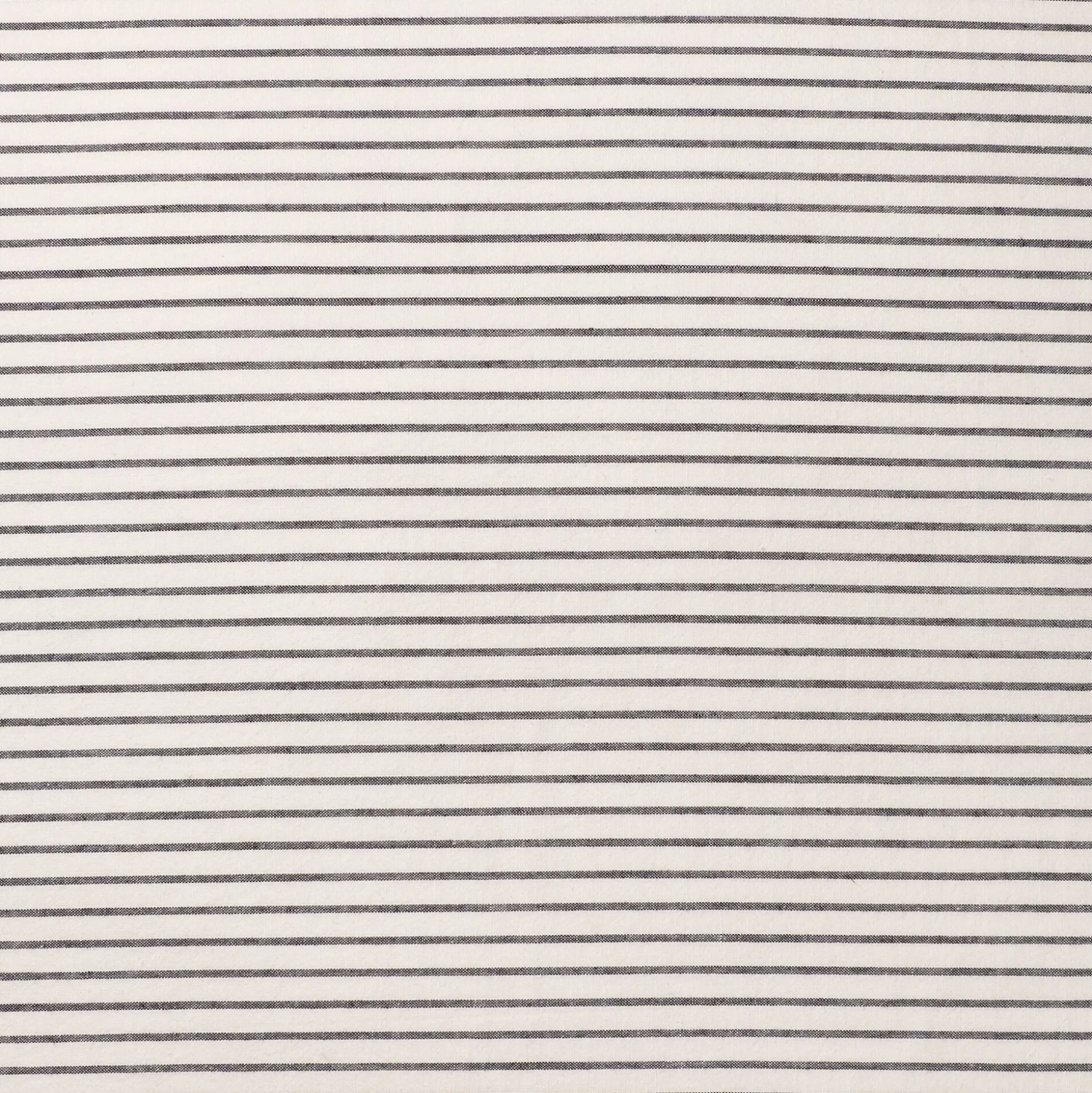 Lot de 2 taies d'oreiller rayées en coton lavé 50x70cm - blanc