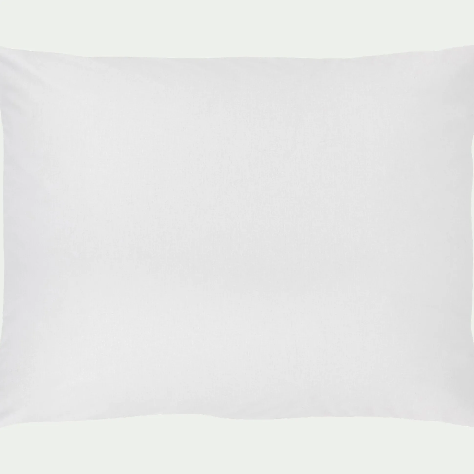 Lot de 2 taies oreiller en coton - blanc 50x70cm