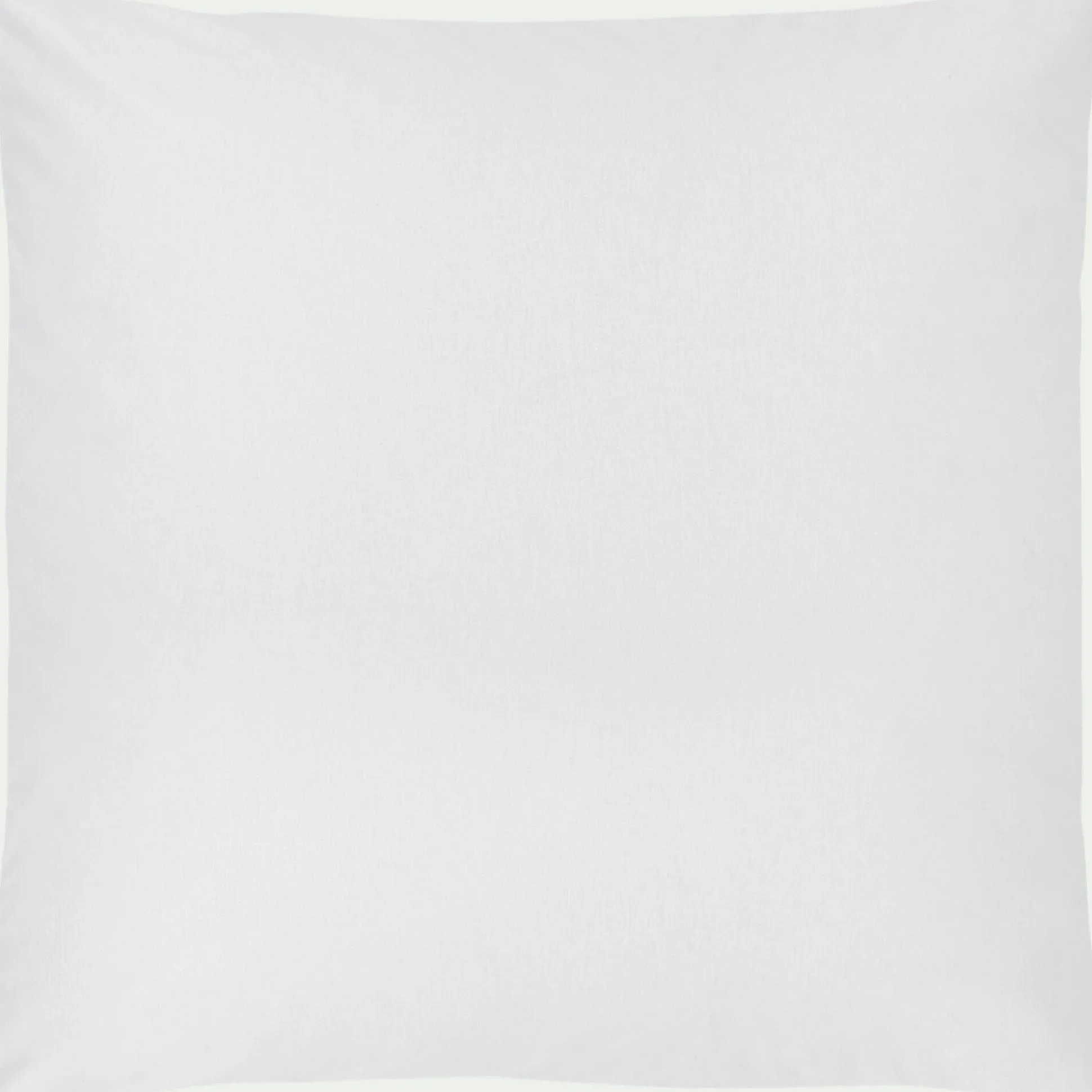 Lot de 2 taies oreiller en coton - blanc 65x65cm
