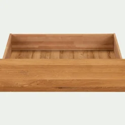 Lot de deux tiroirs de rangement en bois pour lit RENO - bois clair