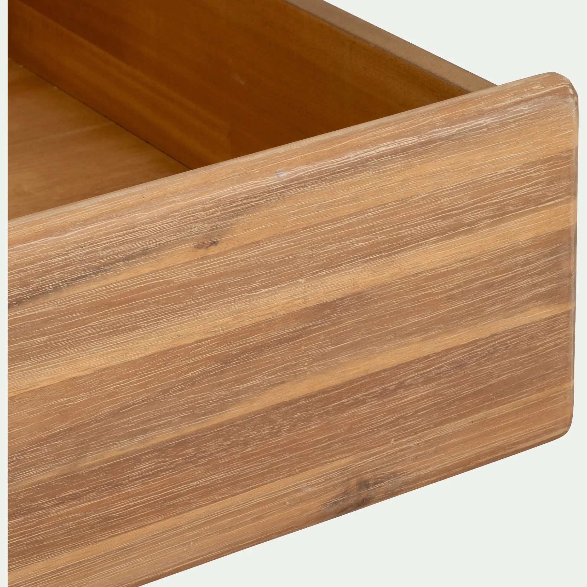 Lot de deux tiroirs de rangement en bois pour lit CORCOVADO - bois clair