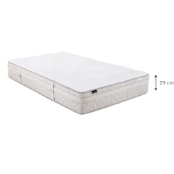 Matelas alinea à ressorts ensachés accueil équilibré 90x200cm