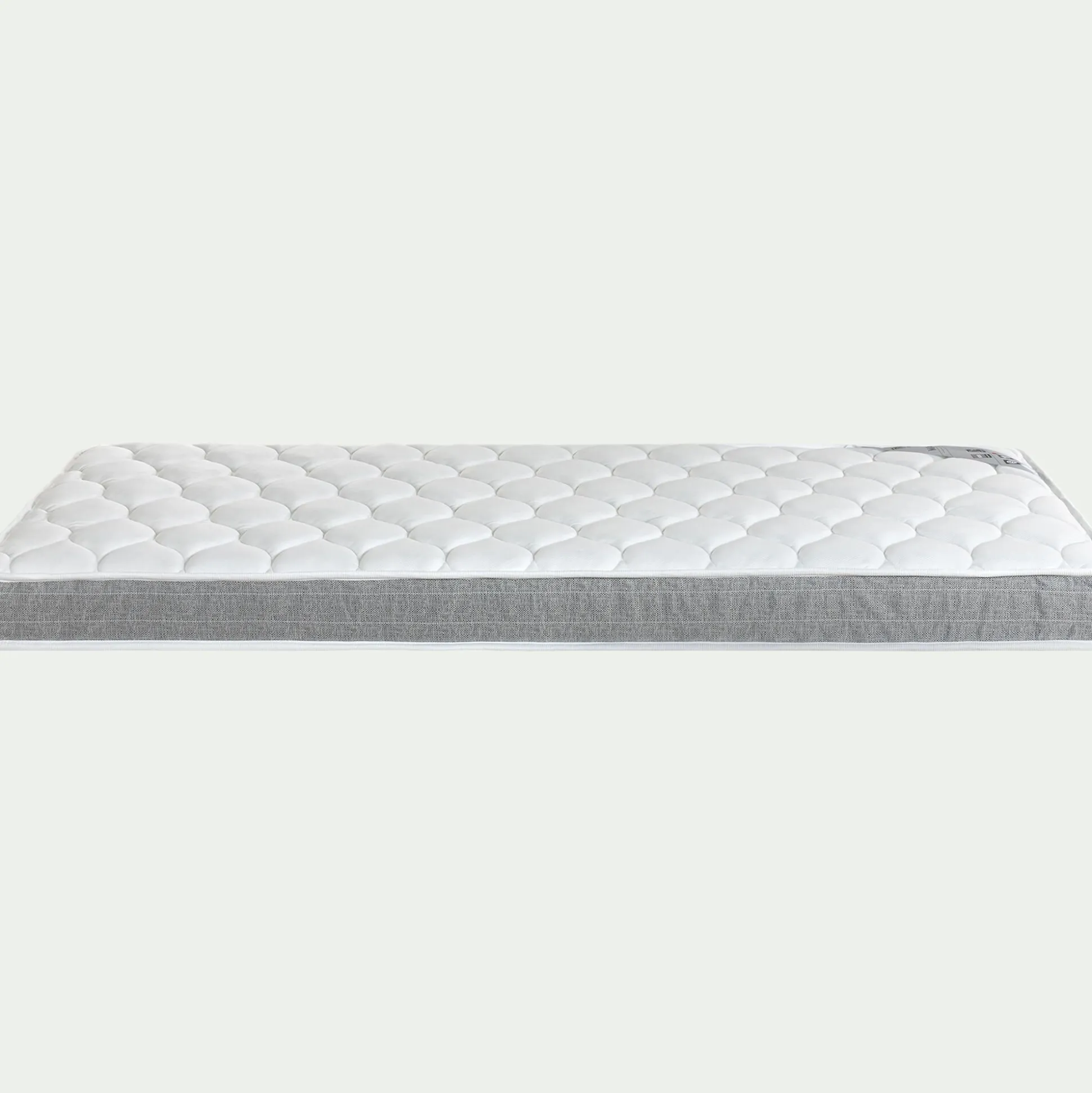 Matelas alinea en mousse accueil équilibré 15cm 90x190cm - blanc