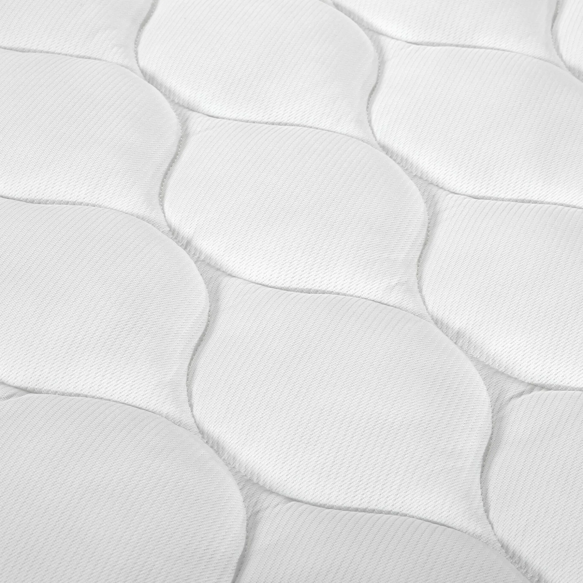 Matelas alinea en mousse accueil équilibré 15cm 90x190cm - blanc