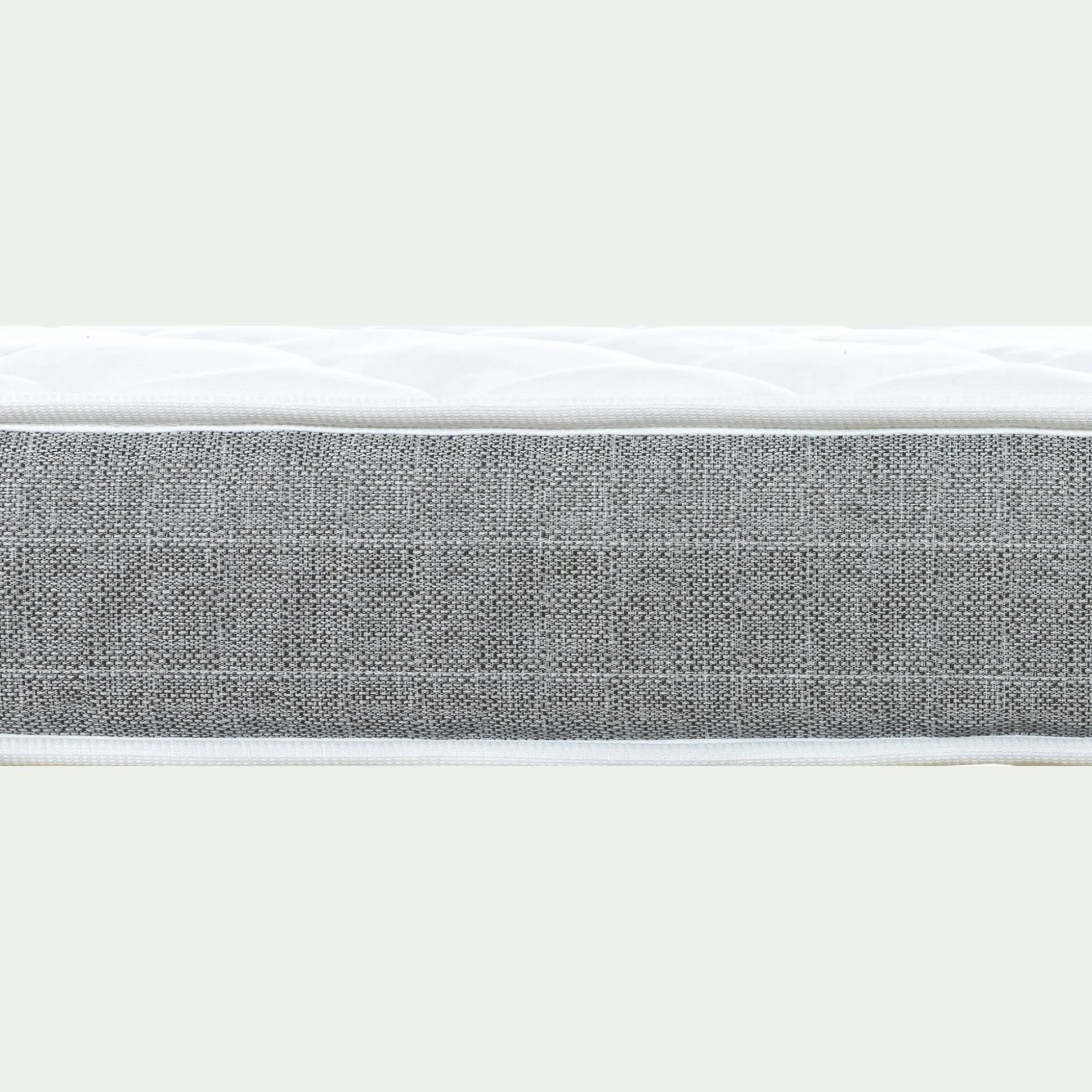 Matelas alinea en mousse accueil équilibré 15cm 90x190cm - blanc