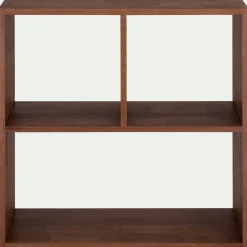 Meuble bas à 3 cases en chêne massif - bois clair