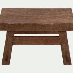 Meuble d'appoint en bois de manguier - bois foncé