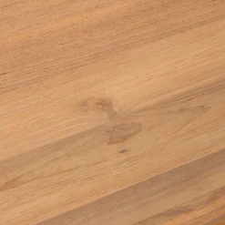 Meuble tv 2 portes en teck recyclé et cannage L150cm - bois clair