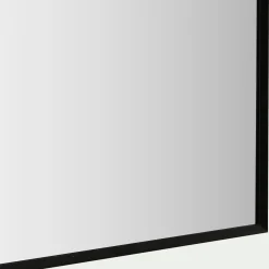 Miroir carré en aluminium 70x70cm - noir