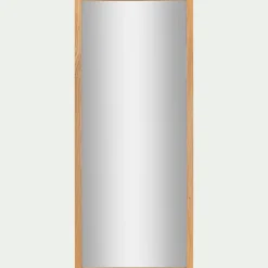 Miroir en bois de chêne - naturel 40x100cm