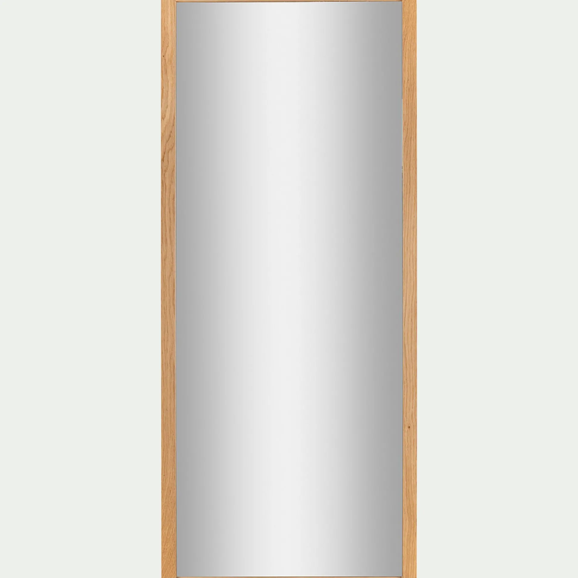 Miroir en bois de chêne - naturel 40x100cm